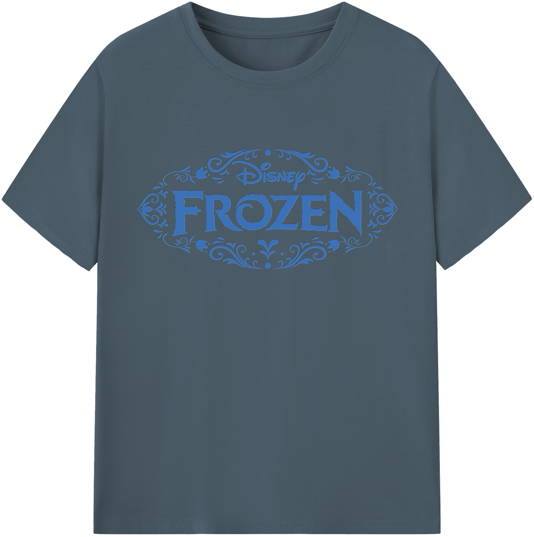 （画像用） アナと雪の女王 アンナ エルサ Frozen Anna Elsa 綿100％半袖Tシャツ（フロントプリント）
